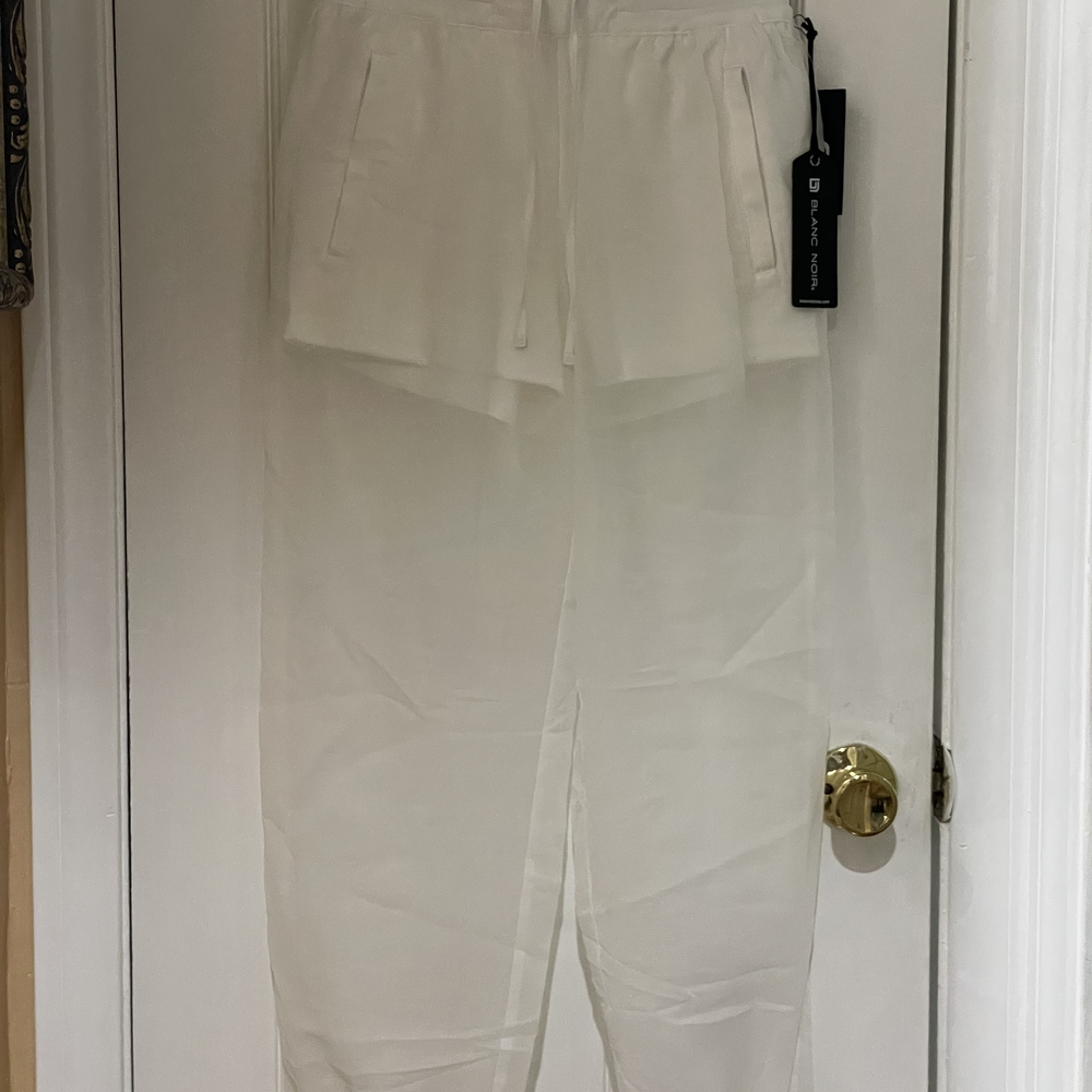 Blanc Noir Ivory Jogger Pants